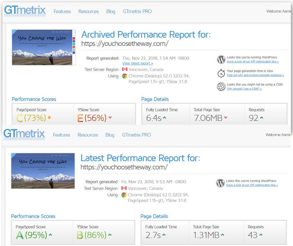 wordpress speed optimization